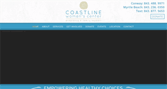 Desktop Screenshot of coastlinewomenscenter.org