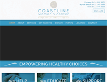 Tablet Screenshot of coastlinewomenscenter.org